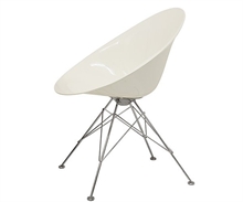 Ero/S stol m. ben i hvid - 1 stk. - Kartell - NY FRA PAKKE